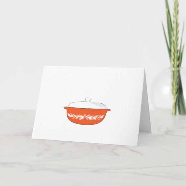 Festividades Cartão de Natal Vintage Pyrex (Frente)