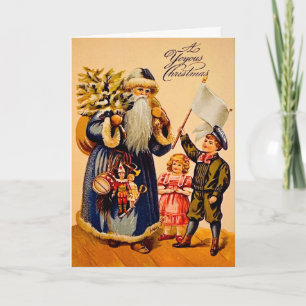 Festividades Cartão de Natal Vintage Yoyy