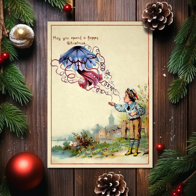 Festividades Cartão de Natal Vitoriano Odd Jellyfish (Criador carregado)