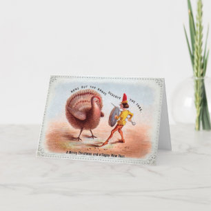 Festividades Cartão de Natal Vitoriano para a Turquia