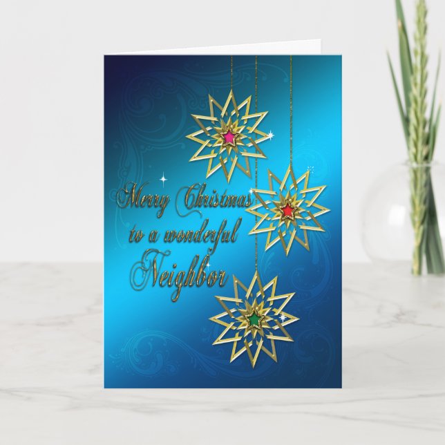 Festividades Cartão de Natal Vizinho (Frente)