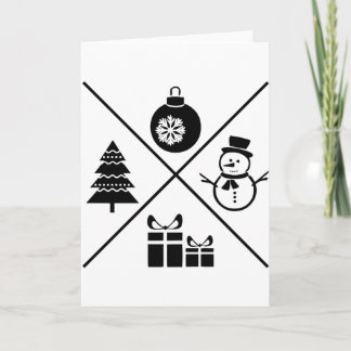 Festividades Cartão de Natal X-MAS