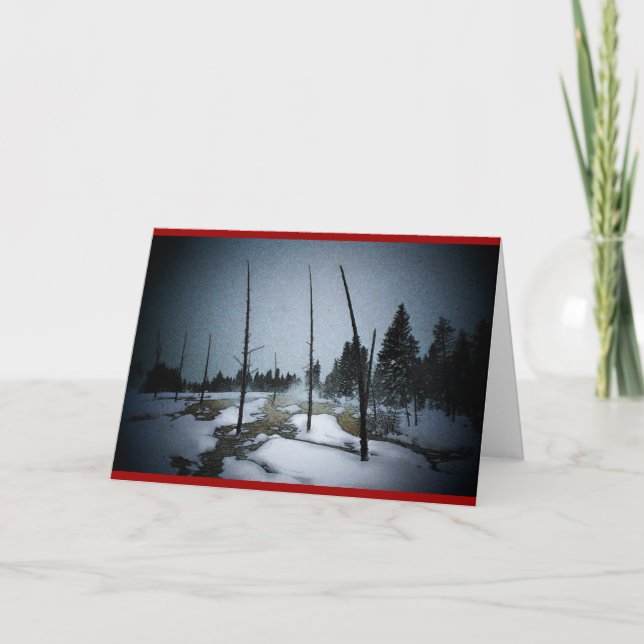 Festividades Cartão de Natal (Yellowstone) (Frente)