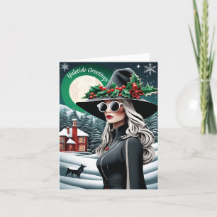 Festividades Cartão de Natal Yuletide Personalizável
