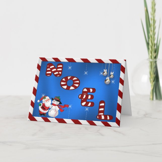Festividades Cartão de Noel (Frente)