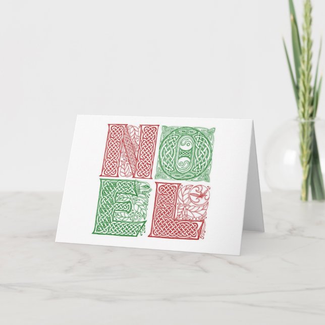 Festividades Cartão de Noel do céltico (Frente)