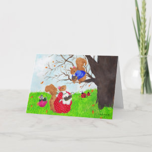 Festividades cartão de novembro