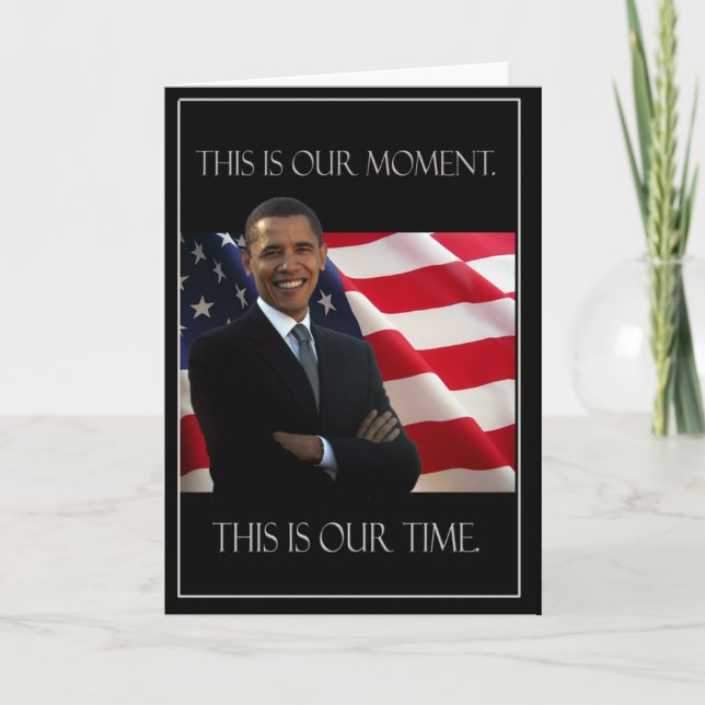 Festividades Cartão de Obama (Frente)