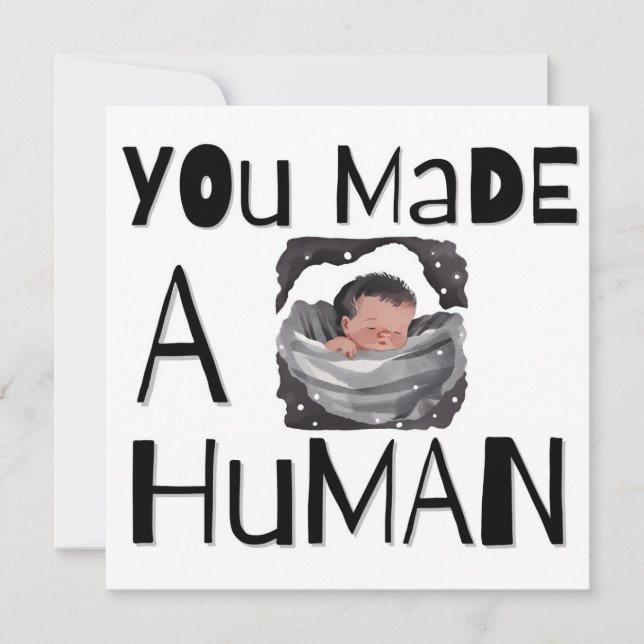 Festividades Cartão de Parabéns para bebês (Frente)