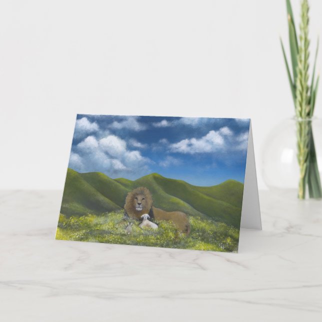 Festividades Cartão de páscoa celestial da paz (Frente)