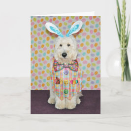 Festividades Cartão de páscoa de Goldendoodle
