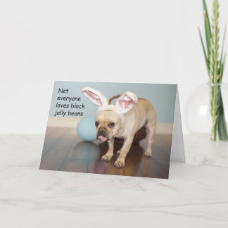 Festividades Cartão de páscoa do buldogue francês!