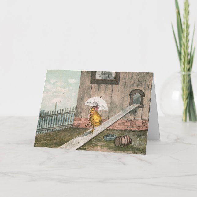 FESTIVIDADES CARTÃO DE PÁSCOA DO VINTAGE (Frente)