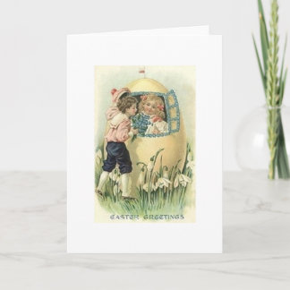 Festividades Cartão de Páscoa para Ovos de Páscoa Vitoriano