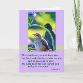 Festividades Cartão de páscoa pequeno do pássaro