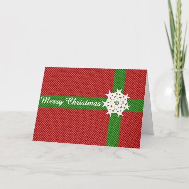 Festividades Cartão de presente de Mery Christma (Frente)