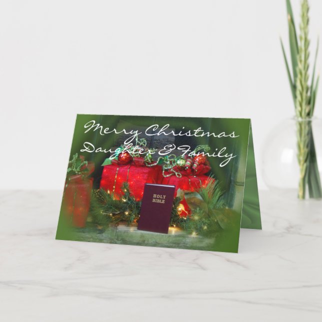 Festividades Cartão de presentes de Natal-D- personalizar (Frente)