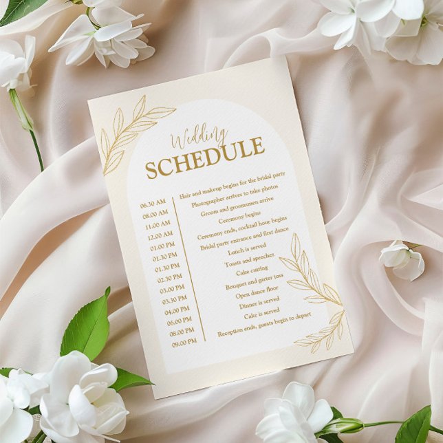 Festividades Cartão de Programação de Casamento de Literatura D (Criador carregado)