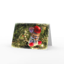 Cartão de Rato de Natal