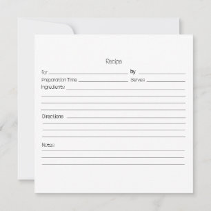 Festividades Cartão de Receita Editável. Personalizar com fotos