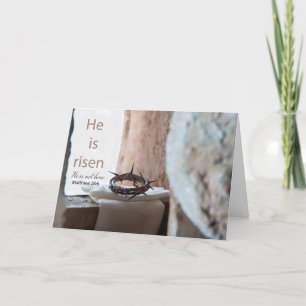Festividades Cartão de Ressurreição Cristã