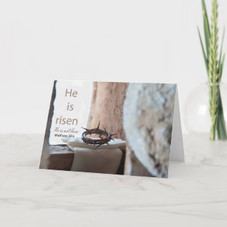 Festividades Cartão de Ressurreição Cristão