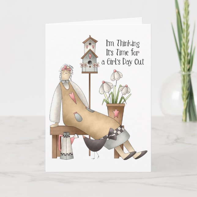 Festividades Cartão de Saída para Meninas (Frente)