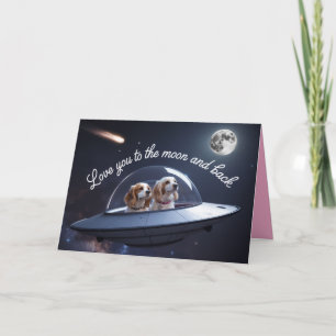 Festividades Cartão de São Valentim do Cocker Spaniel