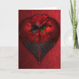 Festividades Cartão de São Valentim Gótico