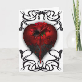 Festividades Cartão de São Valentim Gótico