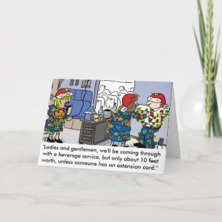 Festividades Cartão de Saudação à Luz de Natal do Atendedor de 