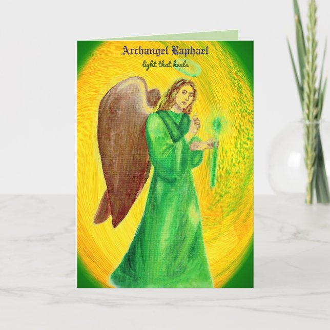 Festividades Cartão de Saudação Archangel Raphael (Frente)