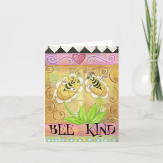 Festividades Cartão de Saudação Bee Kind