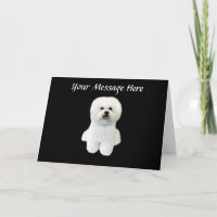 Cartão de Saudação Bichon