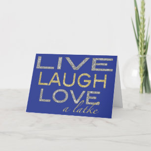 Festividades Cartão de Saudação Chanucá/Envelope "LiveLoveALatk