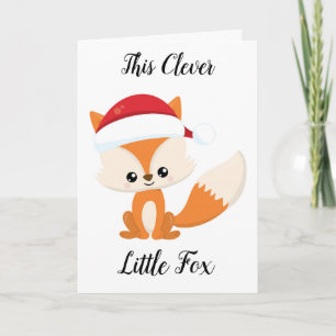 Festividades Cartão de Saudação Clevical Fox