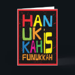 Festividades Cartão de Saudação com Envelope "Hanukkah é Funukk<br><div class="desc">"Hanukkah é Funukkah" - Cartão de Saudação com Envelope. Escolha seu estilo de fonte,  cor,  tamanho e texto favoritos para personalizar este cartão.
Obrigados para parar e comprar por aqui. Muito apreciado!!  Feliz Hanukkah!</div>