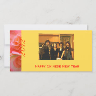 Festividades cartão de saudação com foto