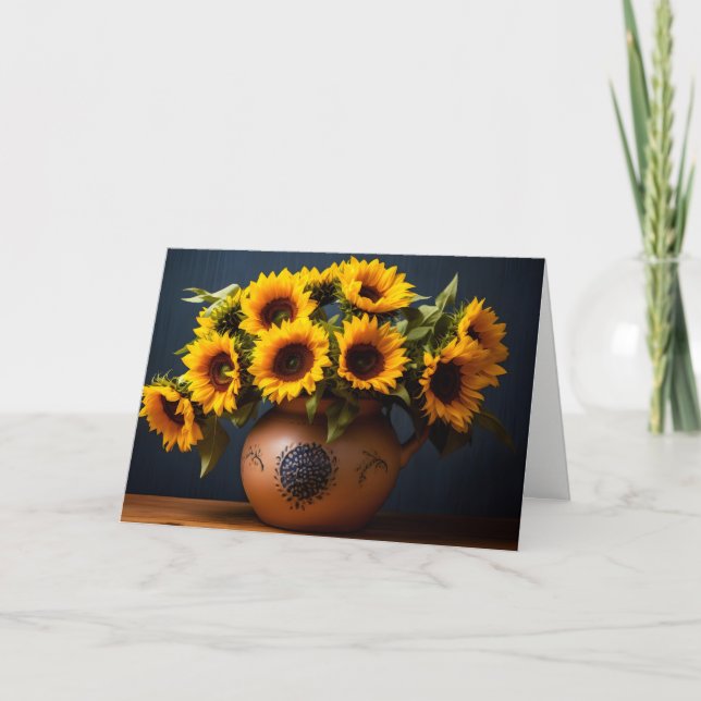 Festividades Cartão de Saudação das Flores (Frente)