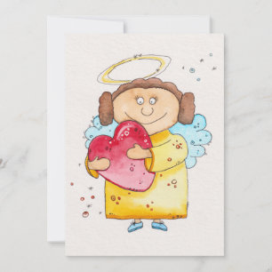 Festividades Cartão de Saudação de Anjo