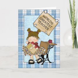 Festividades Cartão de Saudação de Apreciação do Professor Pers