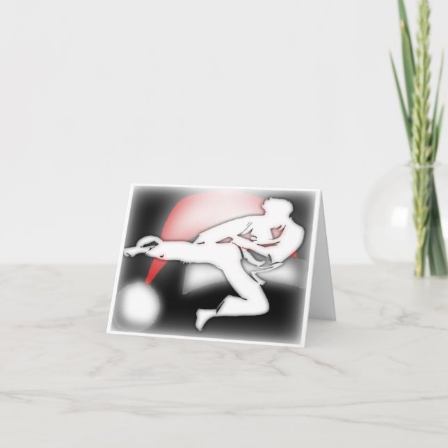 Festividades Cartão de Saudação de Artes Marciais do Kicker do  (Frente)