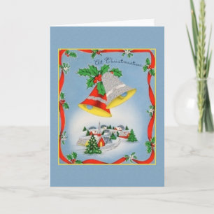 Festividades Cartão de Saudação de Belga de Natal Retroativa
