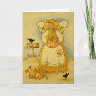 Festividades Cartão de Saudação de Colheita Angel 4934