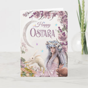 Festividades Cartão de Saudação de Deusa Ostara Pagan