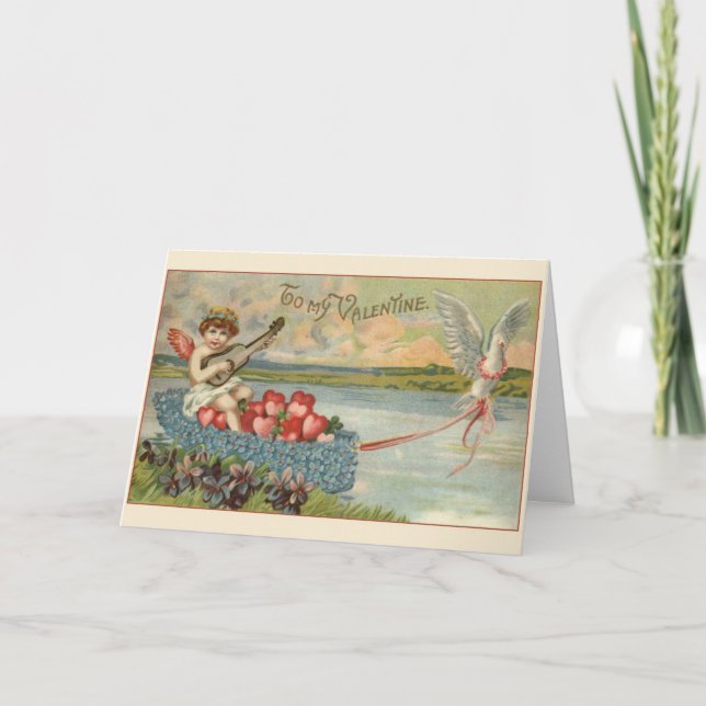 Festividades Cartão de Saudação de Dia de os namorados Cupido V (Frente)