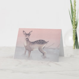 Festividades Cartão de Saudação de Esquema "Deer"