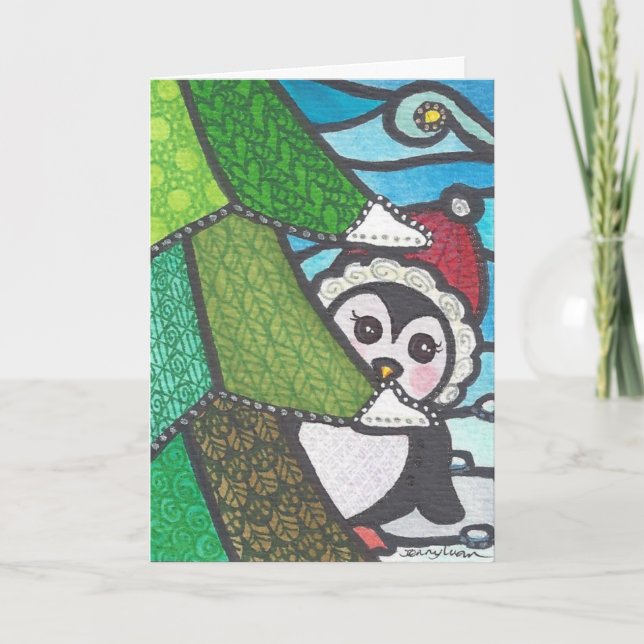 Festividades Cartão de saudação de estação (Frente)