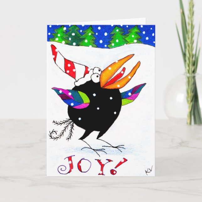 Festividades Cartão de saudação de Feliz Feliz Natal (Frente)
