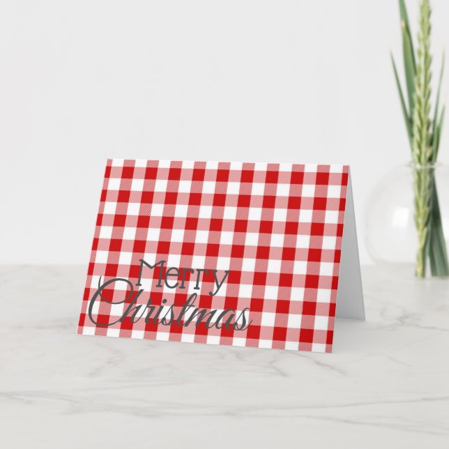 Festividades Cartão de Saudação de Feliz Natal Personalizado (Frente)